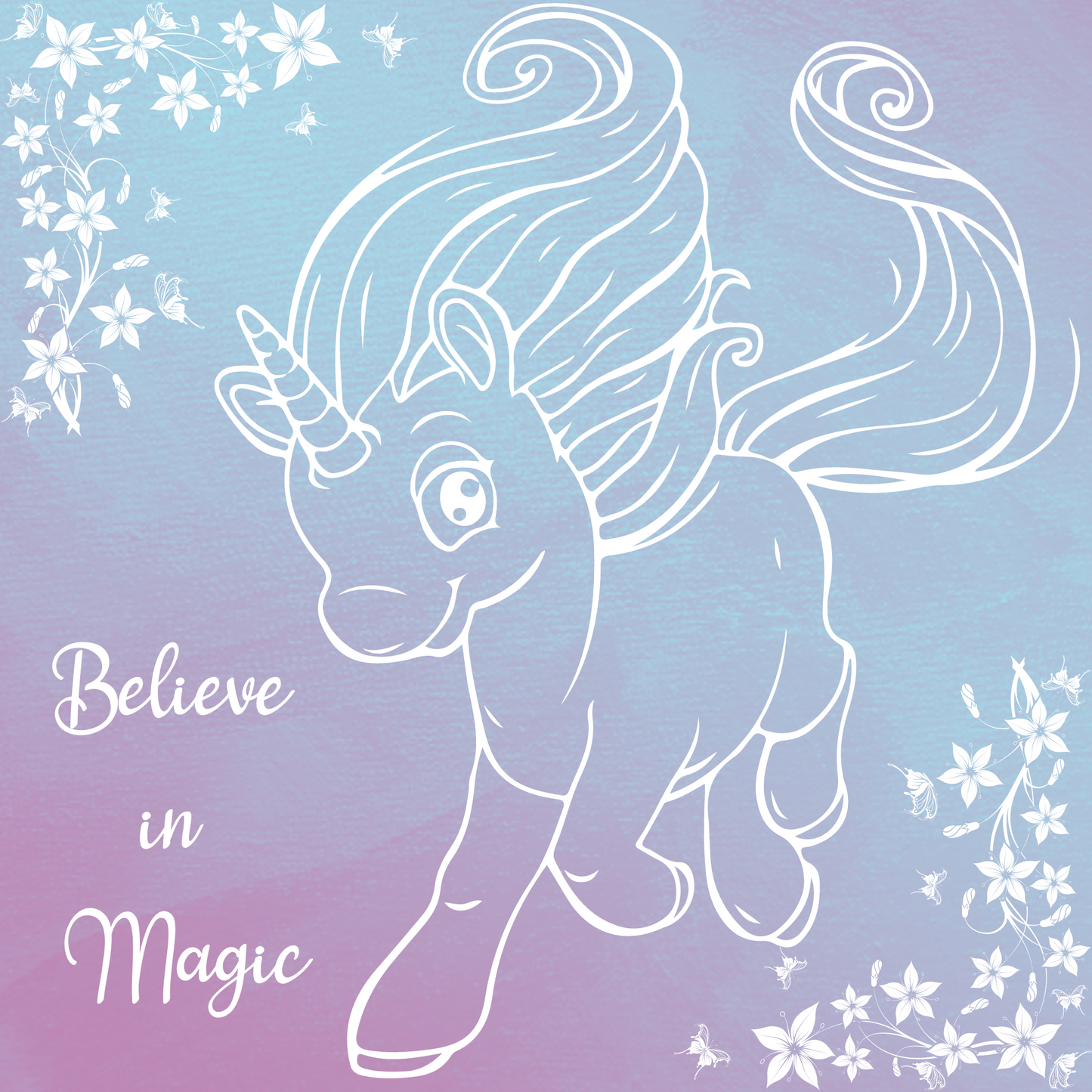 Peel Painting - Believe in Magic