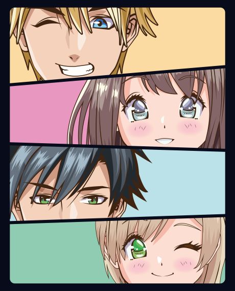 Diamond Painting - Anime - Faces