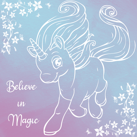 Peel Painting - Believe in Magic
