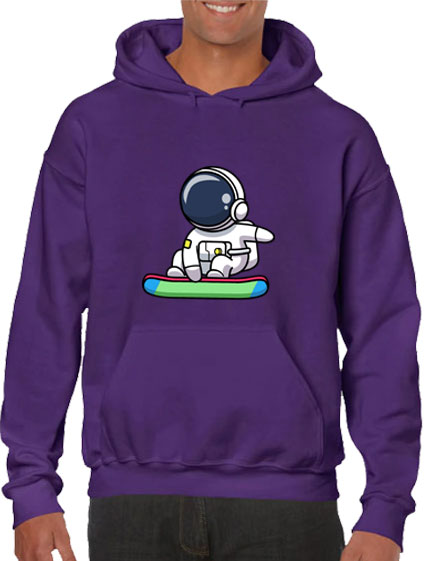Cute Astronaut - Snow Boarder