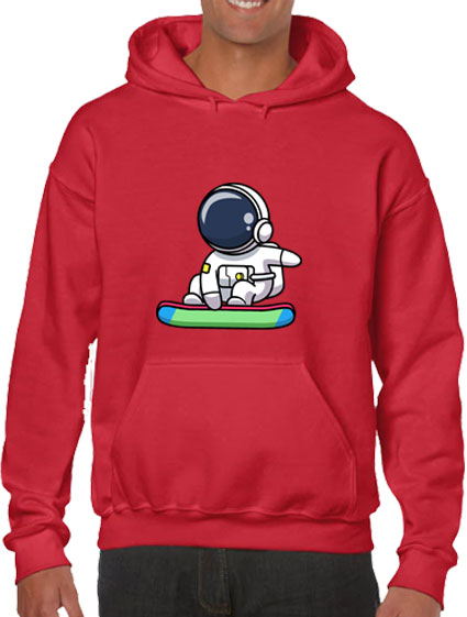 Cute Astronaut - Snow Boarder