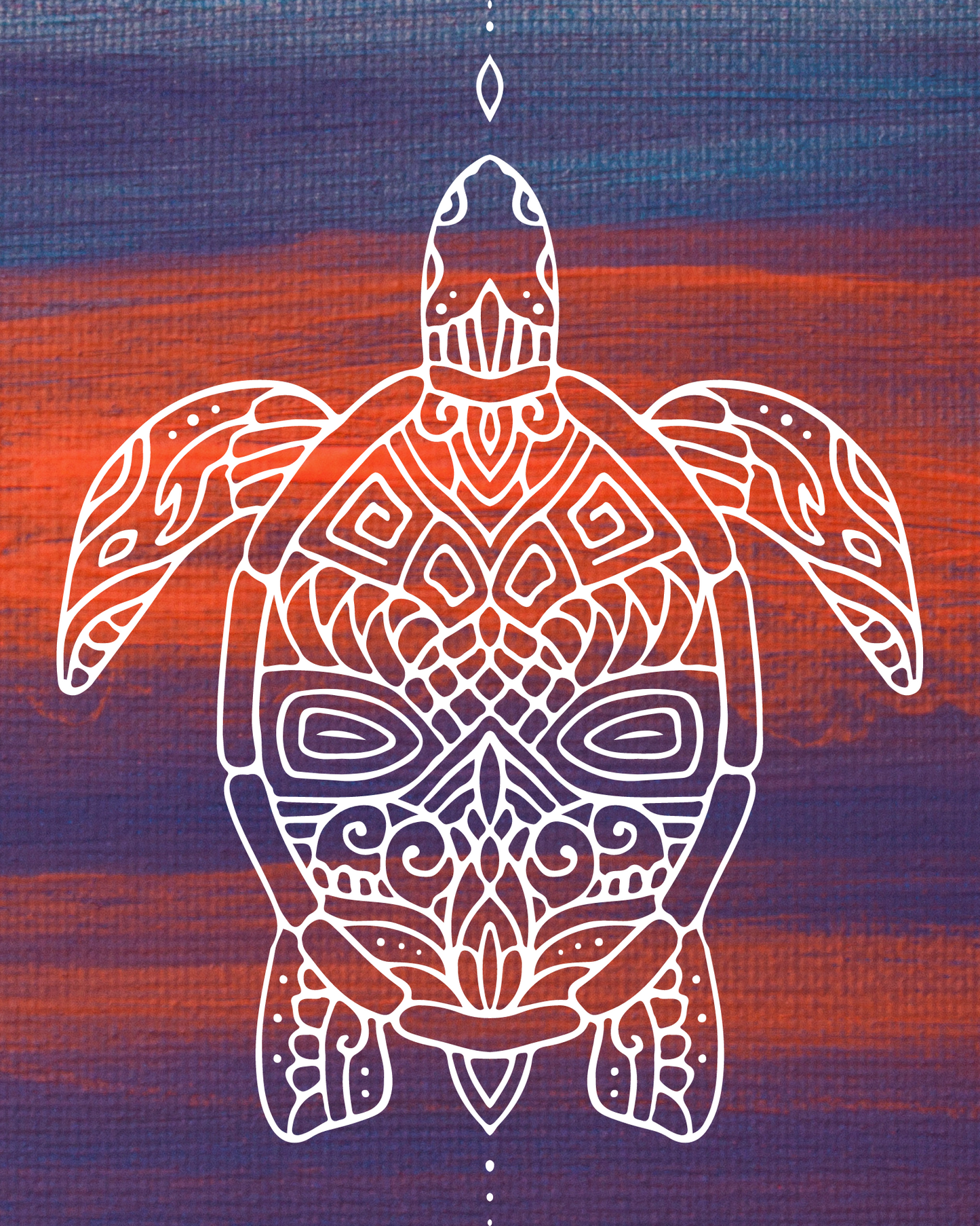 Peel Painting - Turtle